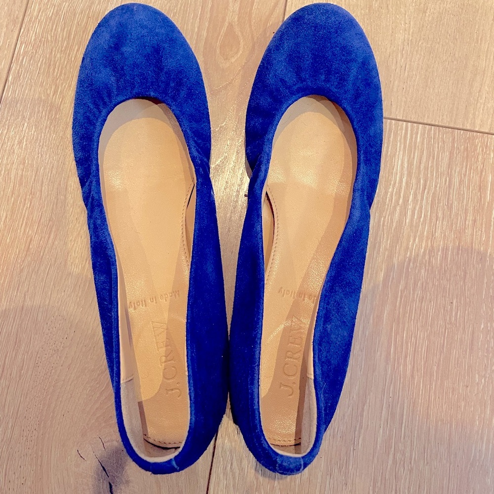 J. Crew Suede CECE Ballet Flats SZ 6